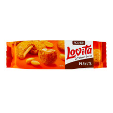 Печиво здобне з арахісовою начинкою Peanuts Lovita Roshen м/у 127г