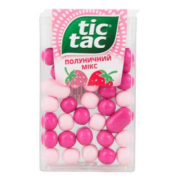 Драже Полуничний мікс Tic Tac п/у 18г