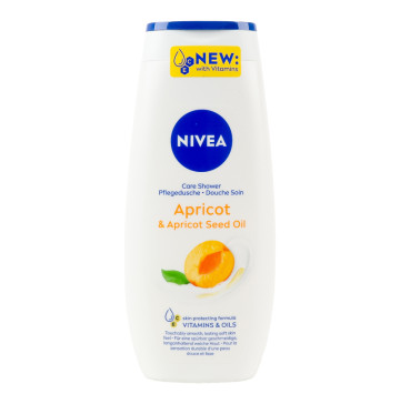 Гель-догляд для душу Абрикос та олія абрикосових кісточок Nivea 250мл