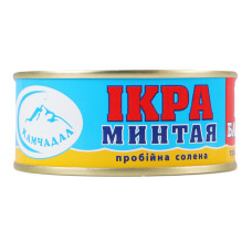 Ікра минтая пробійна солена Камчадал з/б 80г