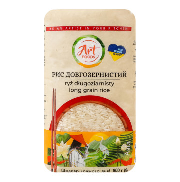 Рис довгозернистий Art Foods м/у 800г