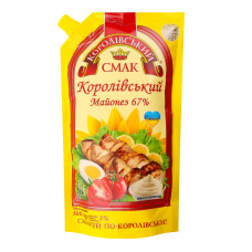 Майонез 67% Королівський Королівський смак д/п 500г