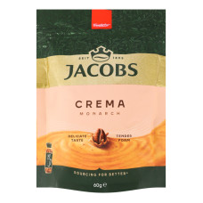 Кава розчинна порошкоподібна Crema Monarch Jacobs д/п 60г