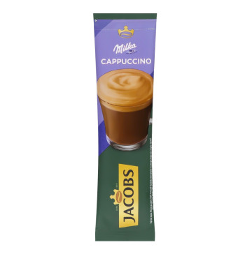 Напій кавовий розчинний з какао Cappuccino Milka Jacobs м/у 18г