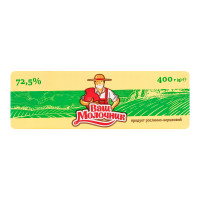 Продукт рослинно-вершковий 72.5% Ваш Молочник м/у 400г