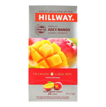 Напій чайний з манго Juicy Mango Hillway к/у 25х1.5г