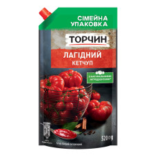 Кетчуп пастеризований Лагідний Торчин д/п 520г Кетчуп пастеризований Лагідний Торчин д/п 520г