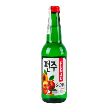 Напій спиртний 350мл 15% Персик Soju Funju пл Напій спиртний 350мл 15% Персик Soju Funju пл