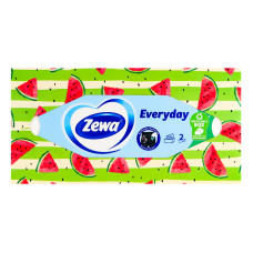 Серветки косметичні 2-х шарові Everyday Zewa 100шт