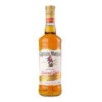 Напій алкогольний 0.5л 35% на основі карибського рому Spiced Gold Captain Morgan пл