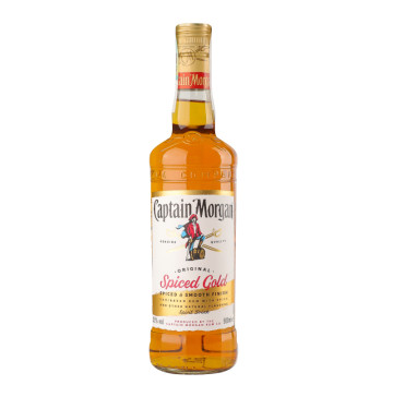Напій алкогольний 0.5л 35% на основі карибського рому Spiced Gold Captain Morgan пл