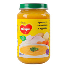 Крем-суп для дітей від 7міс овочевий з курчам Milupa с/б 200г