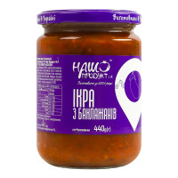 Ікра з баклажанів стерилізована Наш продукт і К с/б 440г