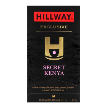 Чай чорний байховий дрібний Secret Kenya Hillway 25х2г