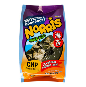 Чіпси норі з сиром Norris м/у 25г