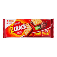 Печиво затяжне з шоколадною начинкою 2 Crack Roshen м/у 190г