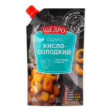 Соус з пюре абрикоса та імбиром Кисло-солодкий Щедро д/п 200г