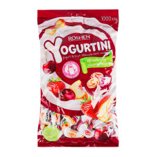 Карамель льодяникова Yogurtini Roshen м/у ваг