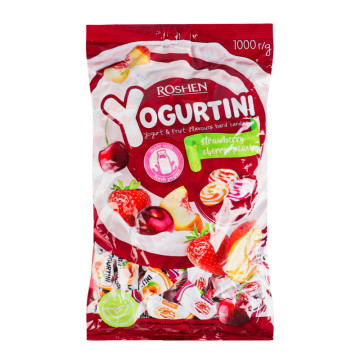 Карамель льодяникова Yogurtini Roshen м/у ваг