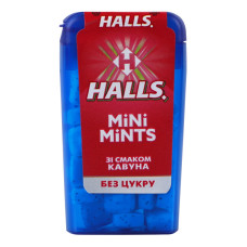 Цукерки зі смаком кавуна без цукру Mini Mints Halls п/у 12.5г