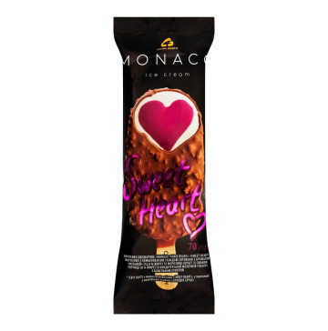 Морозиво двошарове Sweet heart Monaco Three bears м/у 70г