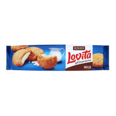 Печиво здобне з молочною начинкою Lovita Soft Cream Cookies Roshen м/у 170г