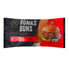 Булочка для бургеру з кунжутом Maxi Burger Рома м/у 0.32кг