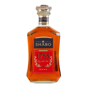 Бренді 4 зірки 1788 Shabo 40% с/пл 375мл