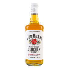 Віскі 0.5л 40% Bourbon White Jim Beam пл