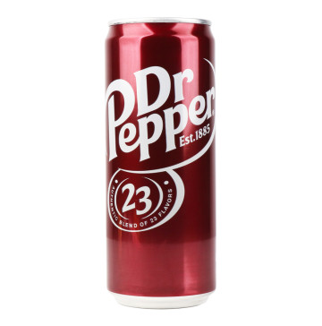 Напій безалкогольний газований з кофеїном Dr Pepper з/б 330мл