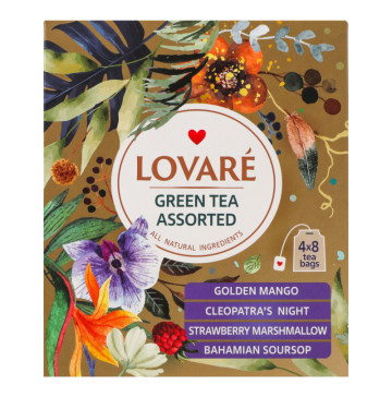 Чай зелений Assorted Lovare к/у 32х1.5г