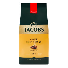 Кава натуральна смажена в зернах Gold Crema Jacobs м/у 500г