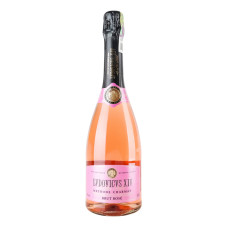 Вино ігристе 0.75л 11% рожеве брют Ludovicus XIV пл