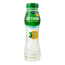 Біфідойогурт 1.5% питний без доданого цукру з біфідобактеріями Actiregularis Активіа п/пл 260г Біфідойогурт 1.5% питний без доданого цукру з біфідобактеріями Actiregularis Активіа п/пл 260г