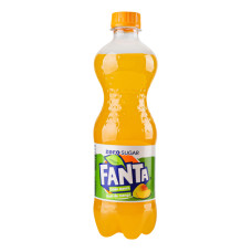 Напій безалкогольний сильногазований соковмісний на ароматизаторах Fanta Манго Zero Sugar п/пл 500мл