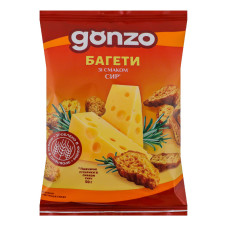 Сухарики пшеничні зі смаком сиру Багети Gonzo м/у 50г