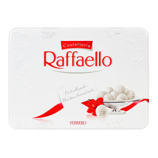 Цукерки хрусткі у кокосовій стружці з цілим мигдальним горіхом Raffaello з/б 300г