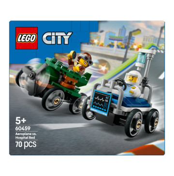 Конструктор для дітей від 5років №60459 Airplane vs. Hospital Bed City Lego 70ел