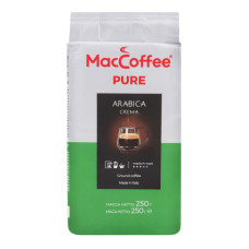 Кава натуральна смажена мелена Arabica Crema Pure MacCoffee в/у 250г
