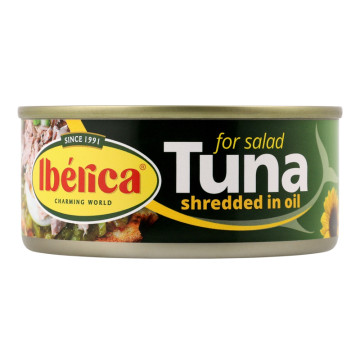 Тунець салатний в олії Iberica з/б 150г