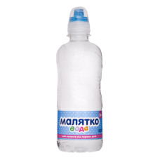 Вода для дітей з перших днів життя питна негазована Малятко п/пл 0.33л