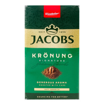 Кава натуральна смажена мелена Kronung Jacobs м/у 250г