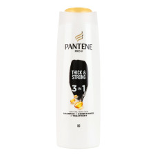 Шампунь-бальзам-ополіскувач для волосся 3в1 Thick&Strong Pantene Pro-V 360мл