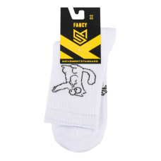 Шкарпетки MovementStandard Fancy №MS M0303S 29 42-45 білий Шкарпетки MovementStandard Fancy №MS M0303S 29 42-45 білий