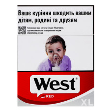 Сигарети з фільтром West Red XL 25шт