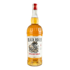Напій спиртний 1л 35% з ромом Spiced Gold Black Roger пл Напій спиртний 1л 35% з ромом Spiced Gold Black Roger пл