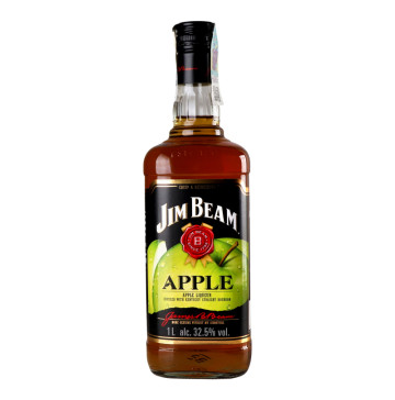 Лікер 1л 32.5% міцний Apple Jim Beam пл