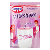 Суміш для приготування коктейлю суха на основі молока з полуничним смаком Milkshake Dr.Oetker м/у 33г