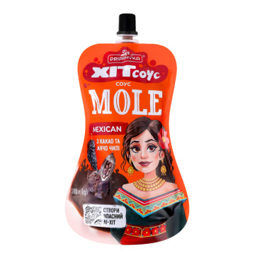 Соус з какао та анчо-чилі Mole Mexican Хіт соус Pripravka д/п 180г