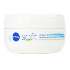 Крем для обличчя рук та тіла інтенсивний зволожуючий Soft Nivea 100мл